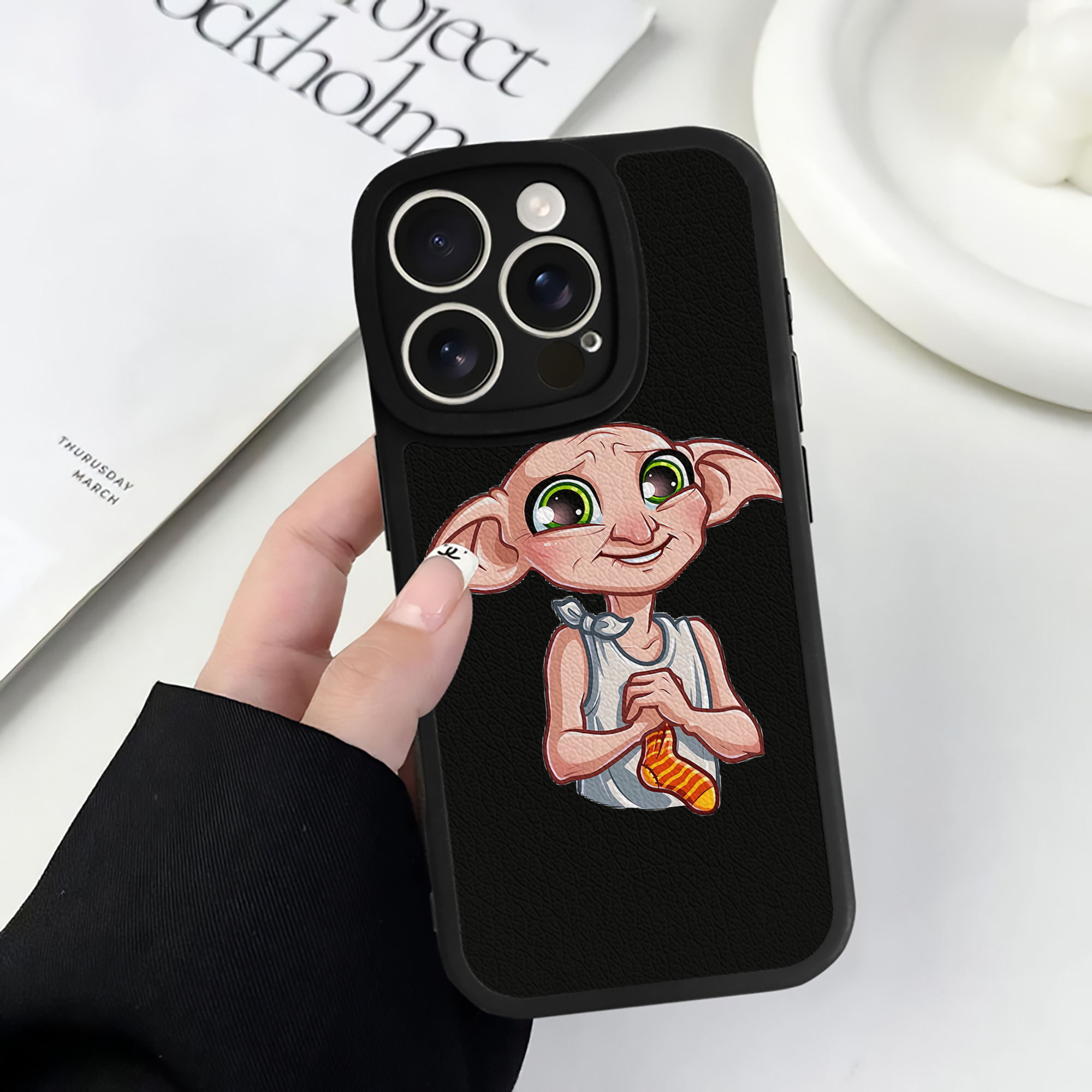 （画像用） Harry Potter ハリー・ポッターシリーズ 【iPhone 16シリーズ対応】シリコンスマホケース（レザー調） 材質：シリコン